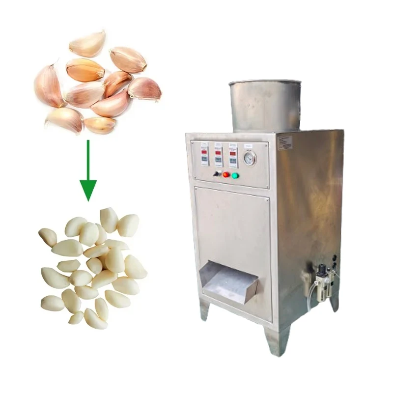China Suppliers Automatic Electric Chain Type Garlic Peeling Machine