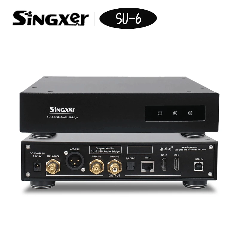 Singxer SU-6 Audio Interface XMOS XU208 CPLD Femtosecond Uhr USB Digital Interface SU6