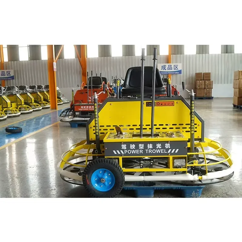High Quality Construction Finishing Tools Machinery Double Floating Pan Engine Concrete Ride on Power Trowel - view 6