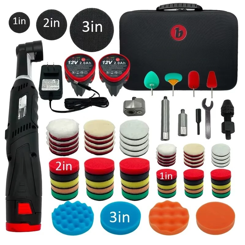 آلة تلميع مجموعة هدايا بطارية ليثيوم لاسلكية صغيرة أوتوماتيكية عازلة آلة تلميع مجموعة آلة تفاصيل السيارة اللاسلكية