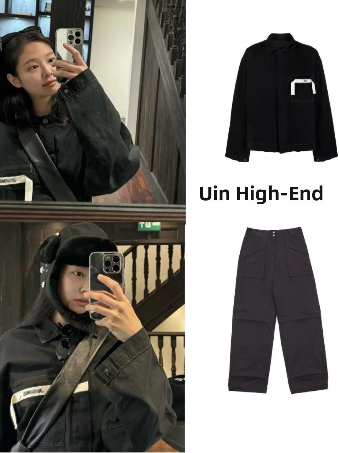 

Jennie Vintage Sa Decorated Design ket Рабочая одежда Sle Loose Long Sve irt Jaet Модный корейский прямой крой из хлопка