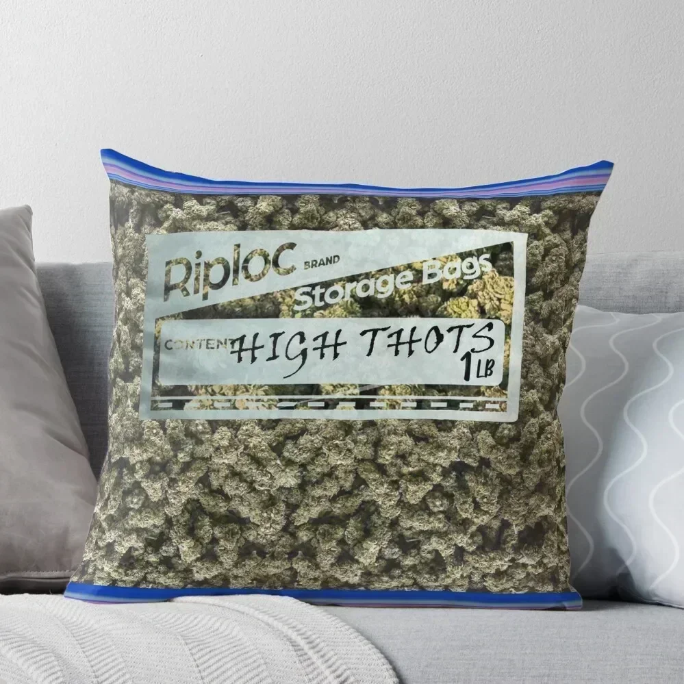 Weed Baggie Throw Throw Pillow christmas pillowcases Sitting Cushion pillow