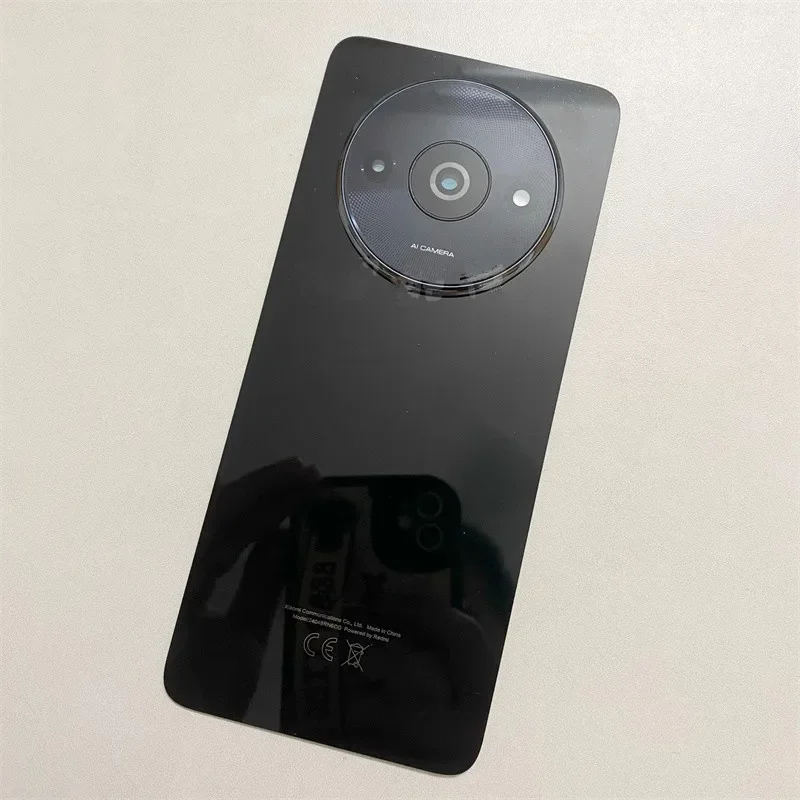 RedmiA3 Battery Back Cover For Xiaomi Redmi A3 / A3X Rear Housing Plastic Case Replace Repair Spare Parts + Camera Lens
