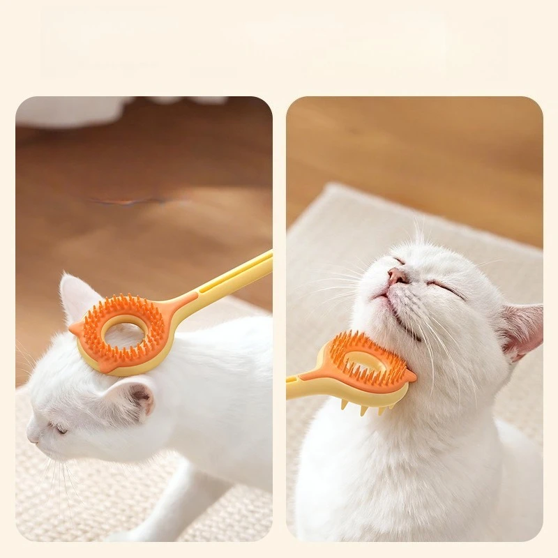 Pet Itching and Scratching Scalable Double sided Massager Cat Teasing Stick Cat Itching 2-in-1 Scratching and Scratching