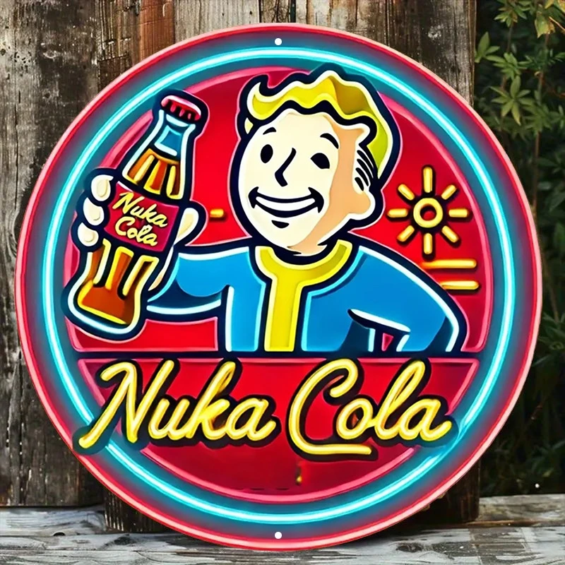 Lift Coke Boys Sign 1 Piece 2D 8 Inch Wooden Wall Decor Home Garden Bar Cafe Gallery Gym Garage HD Easy to Hang