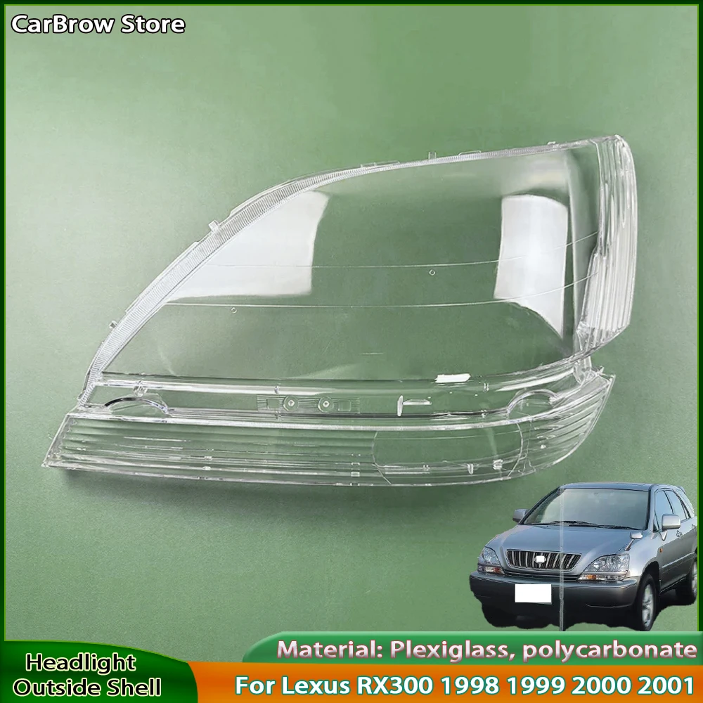 

Headlight Cover Lens For Lexus RX300 1998 1999 2000 2001 2002 Car Front Headlight Headlamps Transparent Lampshade Lamp Shell