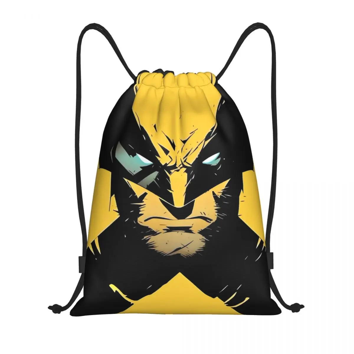

Custom Wolverine Drawstring Bags Women Men Portable Sports Gym Sackpack Superhero Training Storage Backpacks
