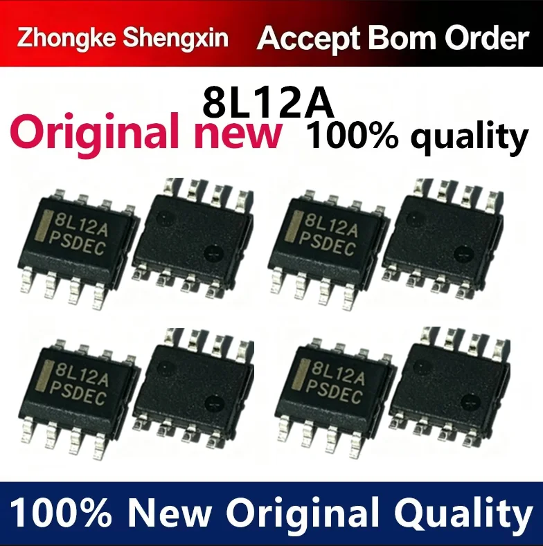 （5pcs-100pcs）Newly imported original 8L12A MC78L12ACDR2G patch SOP-8 pin voltage regulator IC chip