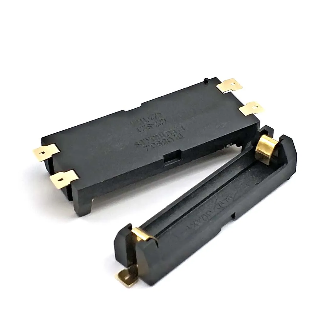 1AAA 2AAA SMT SMD Batteriehalter Vergoldeter Anschluss 7 # AAA-Batteriebox für Leiterplatten, BATTERIE NICHT ENTHALTEN – Detail 3