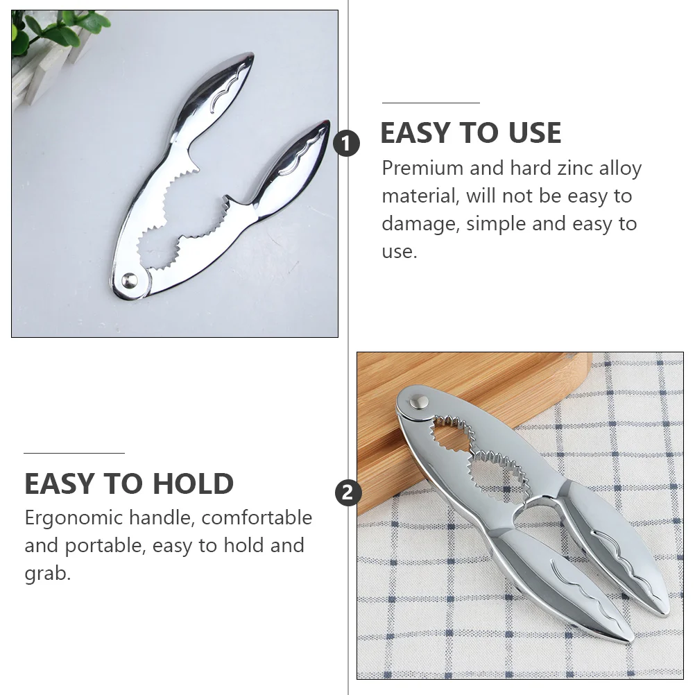 

Crab Claw Tool Clamp Eating Cutlery Nutcracker Leg Pliers Zinc Alloy Tools Opener Small