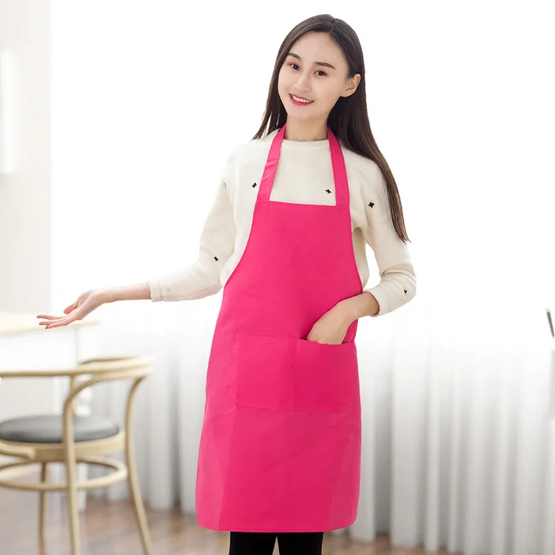 Free Delivery Kitchen Customized Apron Logo Women and Men Chef Work Apron Barbecue Restaurant Bar Shop Cafe Beauty Nail Studio