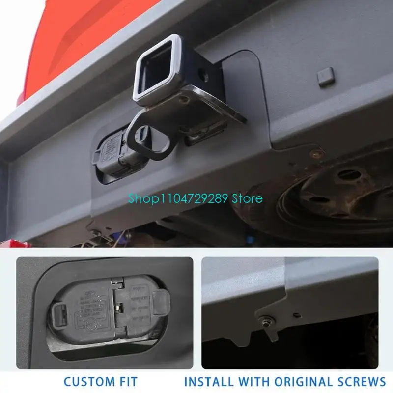 D8KE COMPER BUPPER BOOKUP HITCH BẢO VỆ CHO 2022-2025 4/7 Xe 4/7 pin