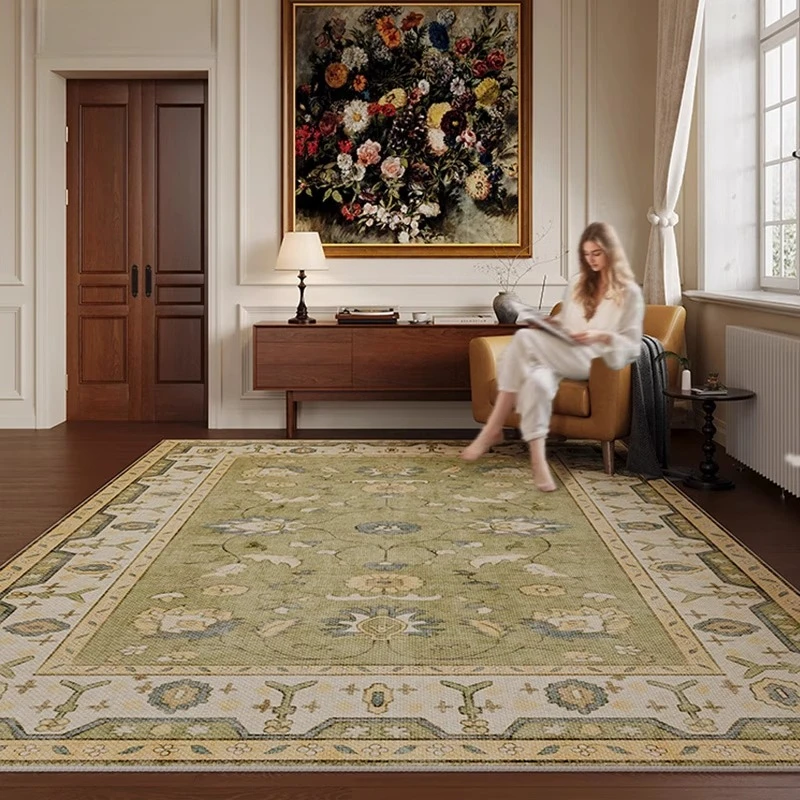 

Persian Style Carpets for Living Room Large Area Bedroom Decor Plush Carpet Fluffy Soft Floor Mat Thick Washable Cloakroom Rug