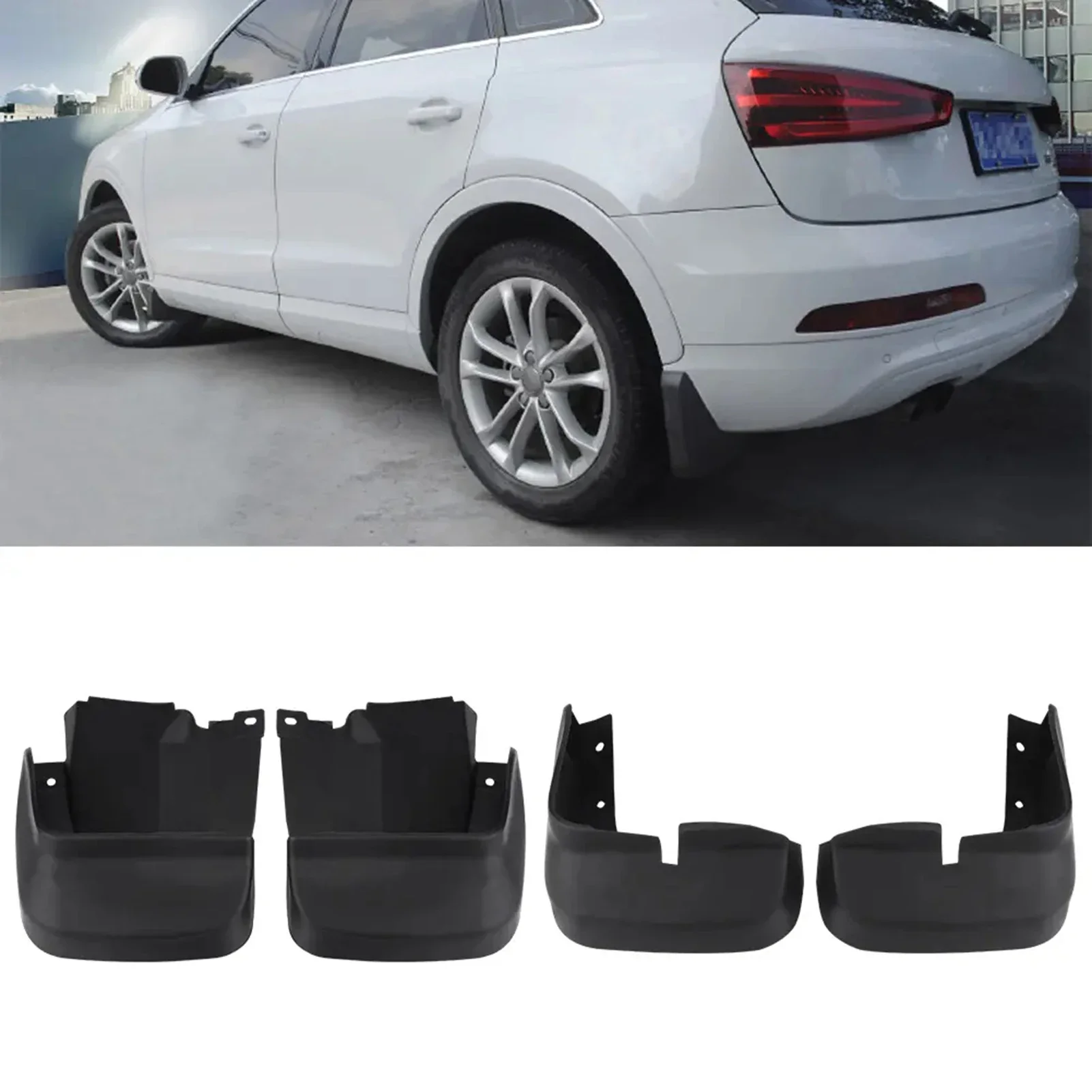 Universal Car Mudguard Set Portable Car Fenders Mudflap Auto Exterior Accessories