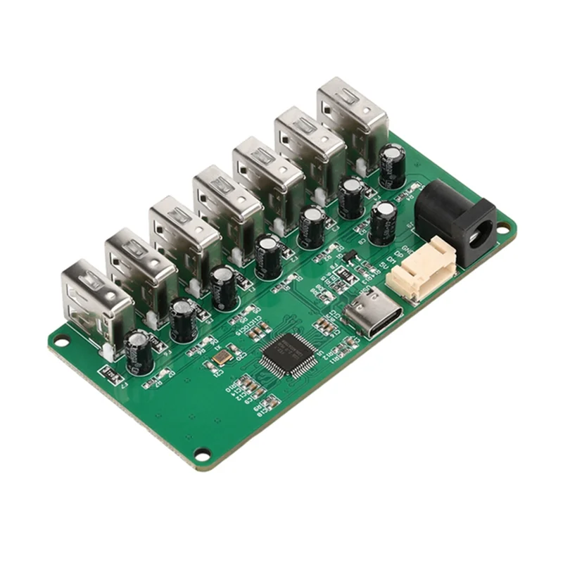 Módulo HUB USB 2.0 DC5V 1 a 7 portas USB Hub Módulo de expansão divisor de sete portas com LED 480Mbps-N36R