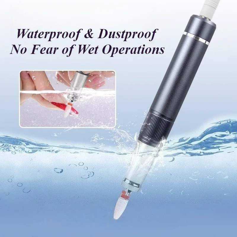 Rechargeable Electric Nail Sander Small Professional Nail Lathe Shocker Manicure Machine Waterproof Manicures Cutter Machines