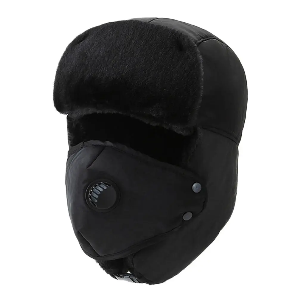 Chapéu Bombardeiro Grosso para Homem e Mulher, Gorro à Prova de Vento, Boné Russo, Gorro, Pelúcia, Quente, Exterior, Inverno