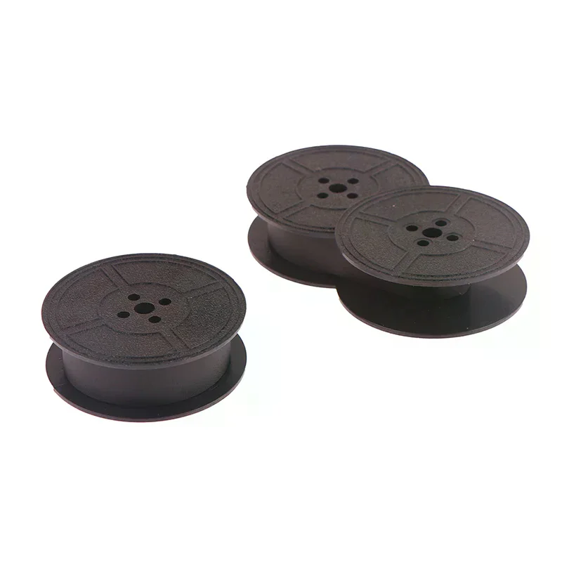 1pcs Typewriter Ribbon Twin Spool Typewriter Ribbon Black Twin Spool Replacement Pack For Most Typewriter Printer Parts