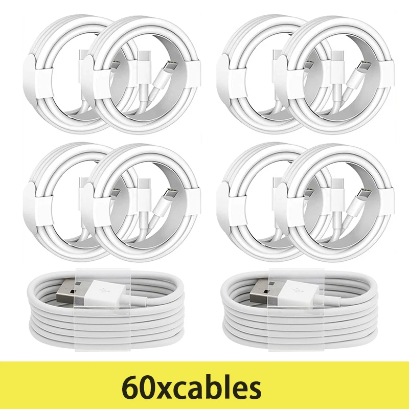 

60Pcs 1m 3ft Type C Cable Micro USB Charging Wire For iphone Samsung S20 S9 S8 Xiaomi Huawei P30 Pro Usb Charger Type C Cord