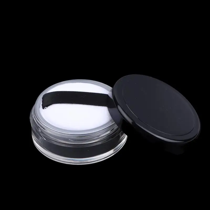 5g Portable Plastic Powder Box Empty Loose Powder Pot With Sieve Powder Puff Cosmetic Sifter Loose Jar Travel Makeup Container