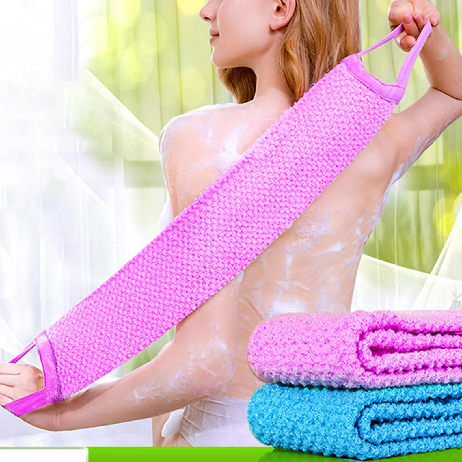Exfoliating Washcloth Towel Bathing Accessories for Shower All Skin Types