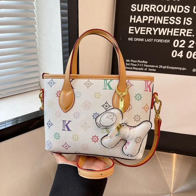 

Elegant Classic Designer Paris Fashion Tote Bag Women Luxury High-End Unique Leather Vintage Solid Color