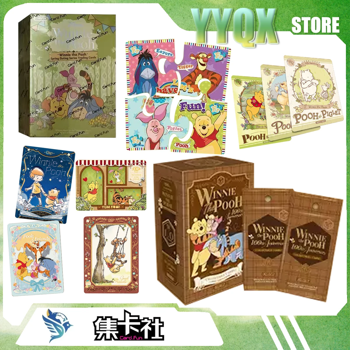 

Card.Fun 2026 NEW Disney Winnie-The-Pooh Collection Card Periphery Gift Surprise Cartoon Animation Ornament Toy Collectibles