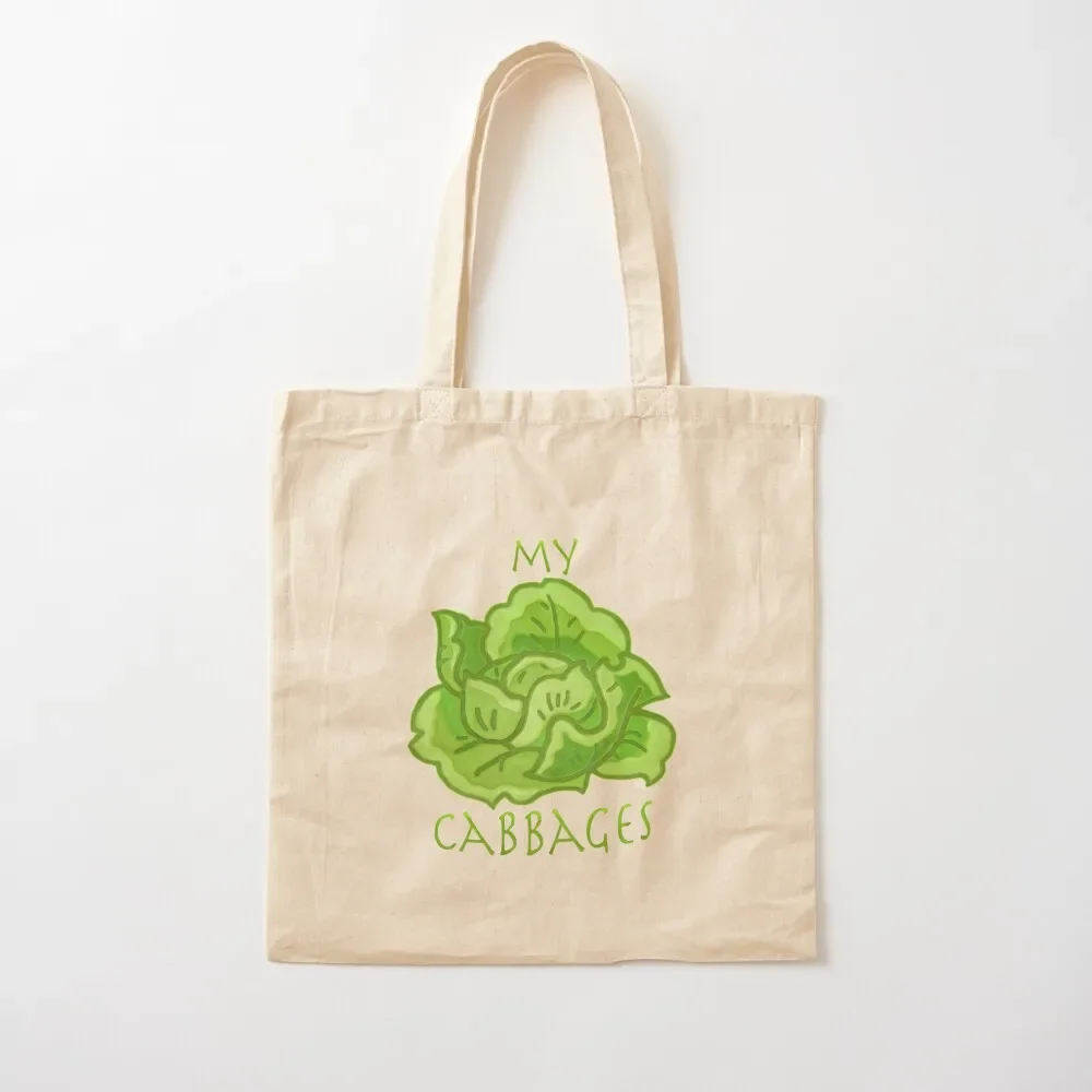 

my cabbages! Tote Bag tote bags aesthetic supermarket folding Reusable bags