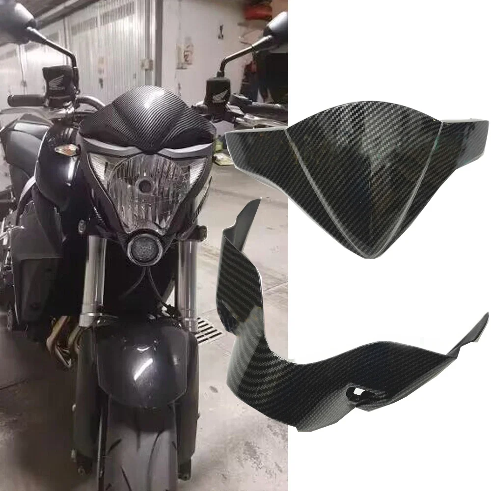 

Motorcycle Part Front Headlight Upper Head Cowl Panel Meter Cover Nose Fairing for Honda CB 1000R 2008-2015 CB1000R Winglet Beak