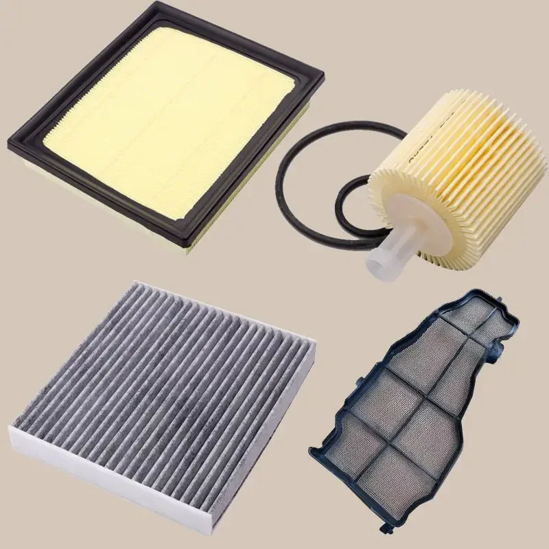 17801-37020 87139-0N010 Filter Set For Toyota Prius XW30 1.8L hybrid Engine Cabin AC Air Oil Filter Battery filter Spare Parts