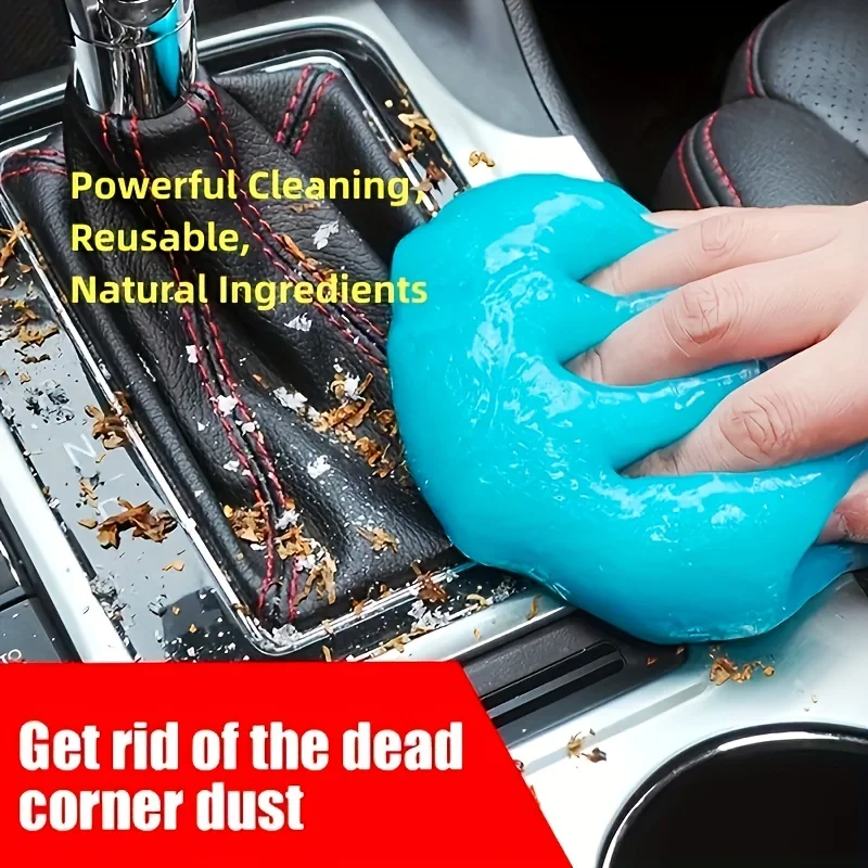 0.16kg Car Cleaning Gel Duster to Removes Interior Dust Air Vent Outlet Dashboard Laptop Magic Cleaning Tool Wash Mud Remover image 4