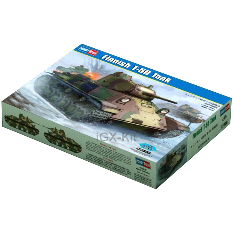 Hobbyboss 83828 1/35 スケールフィンランド T50 T-50 歩兵戦車車両車趣味クラフトおもちゃプラモデル構築キット