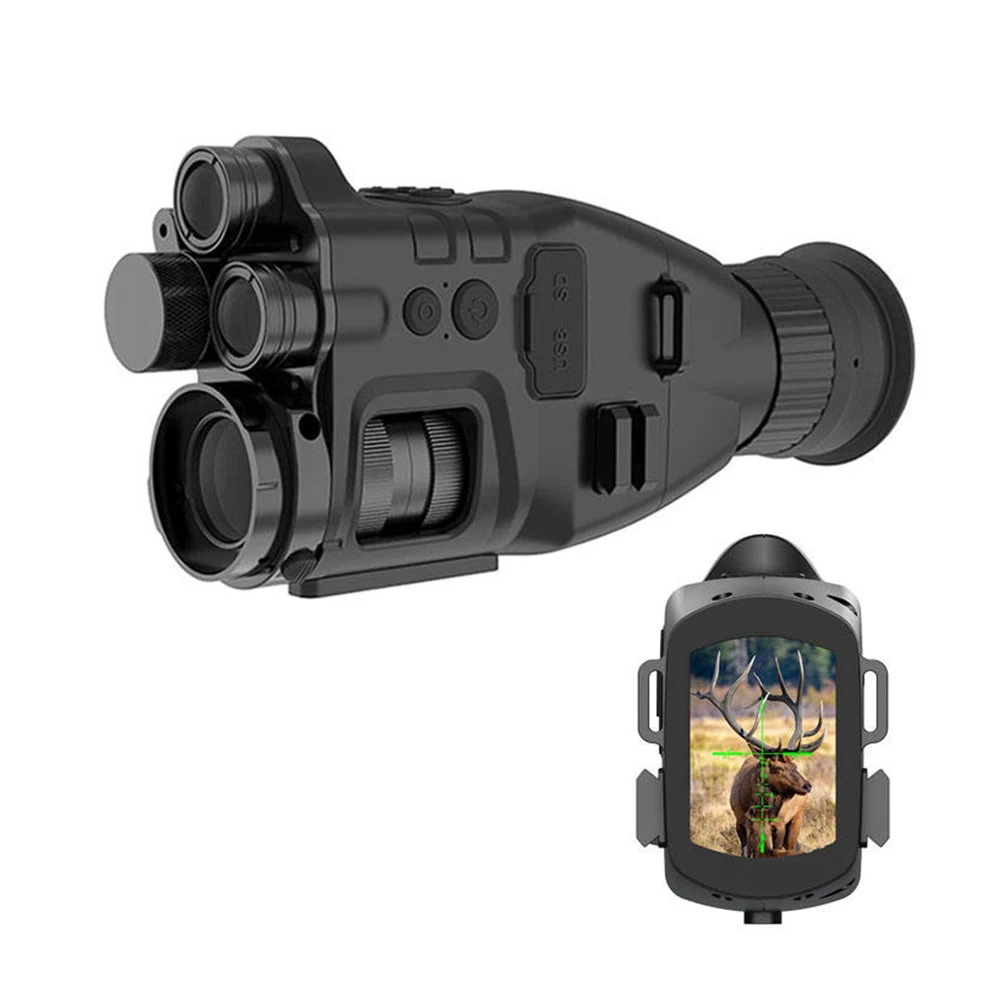 

Digital Night Vision 850nm/940nm Double Infrard Sight Camera Crosshair Reticle Aiming Clip -on Night Vision Riflescope