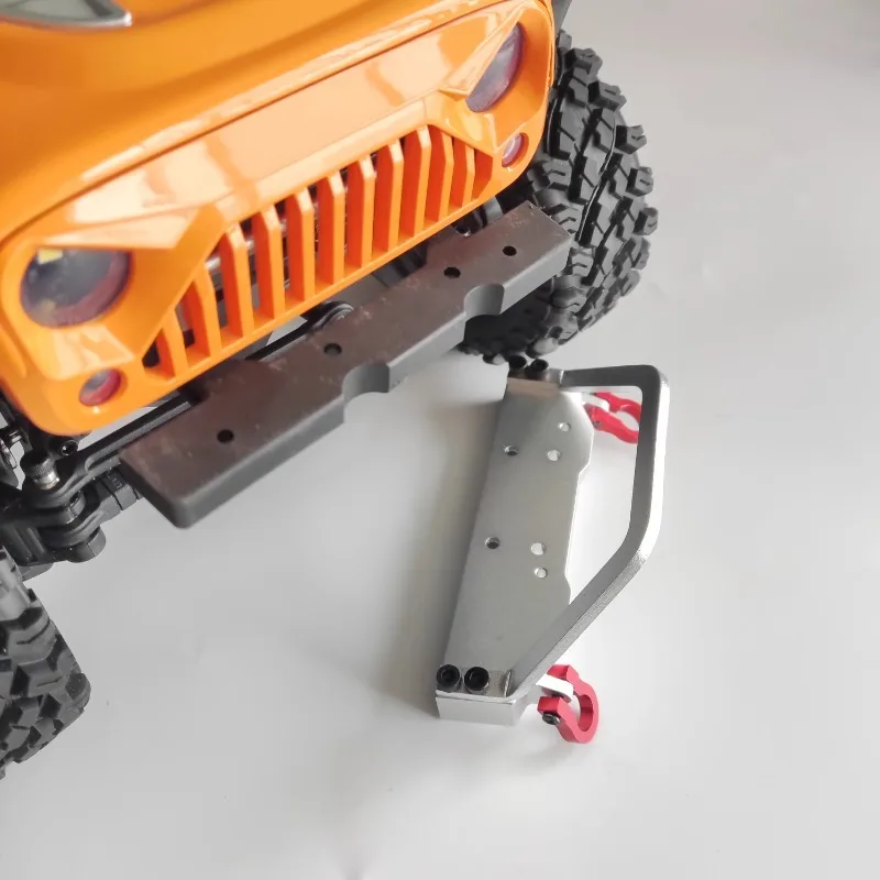 Rc carro de metal alumínio amortecedor dianteiro base suporte guincho atualizado e modificado acessórios para mjx h12y 1/12 rc rock crawler carro