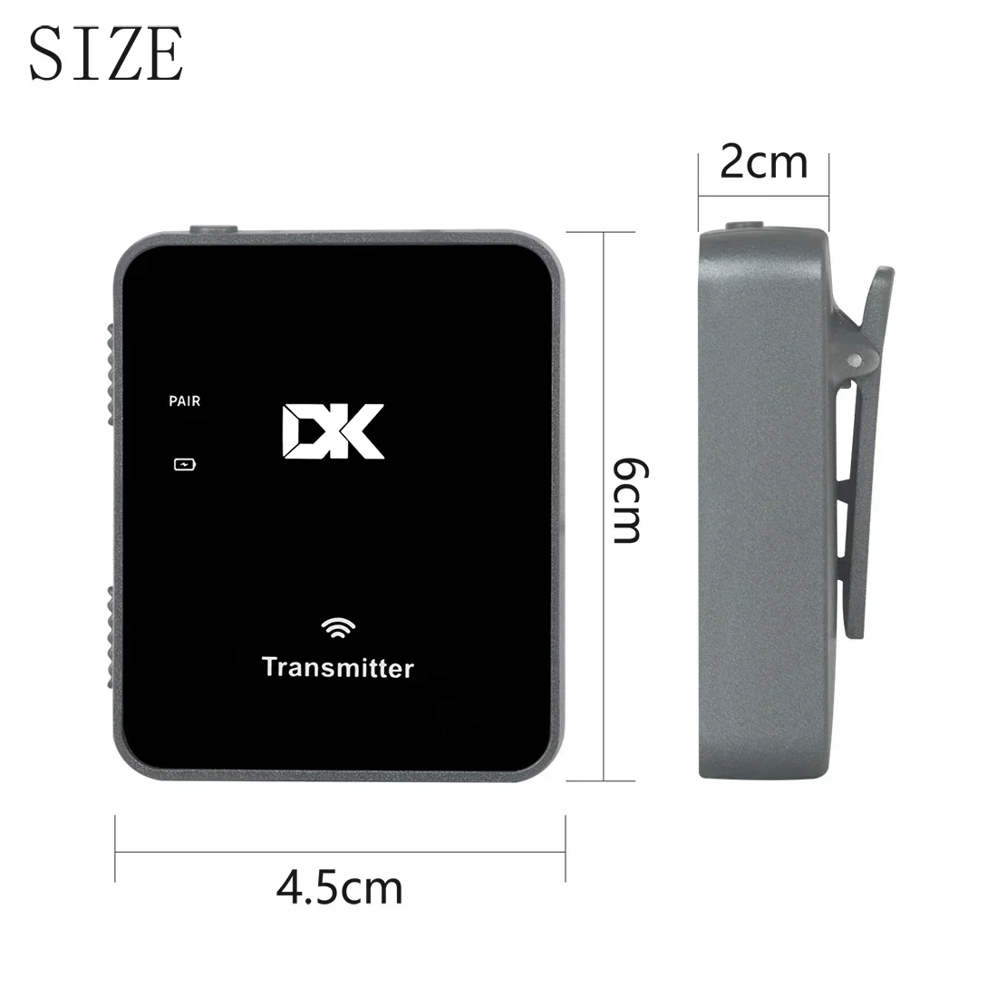 2.4G Wireless IEM System WH1 Transmitter Receiver Rechargeable Stereo Mono Sound For Studio Recording Monitor Software