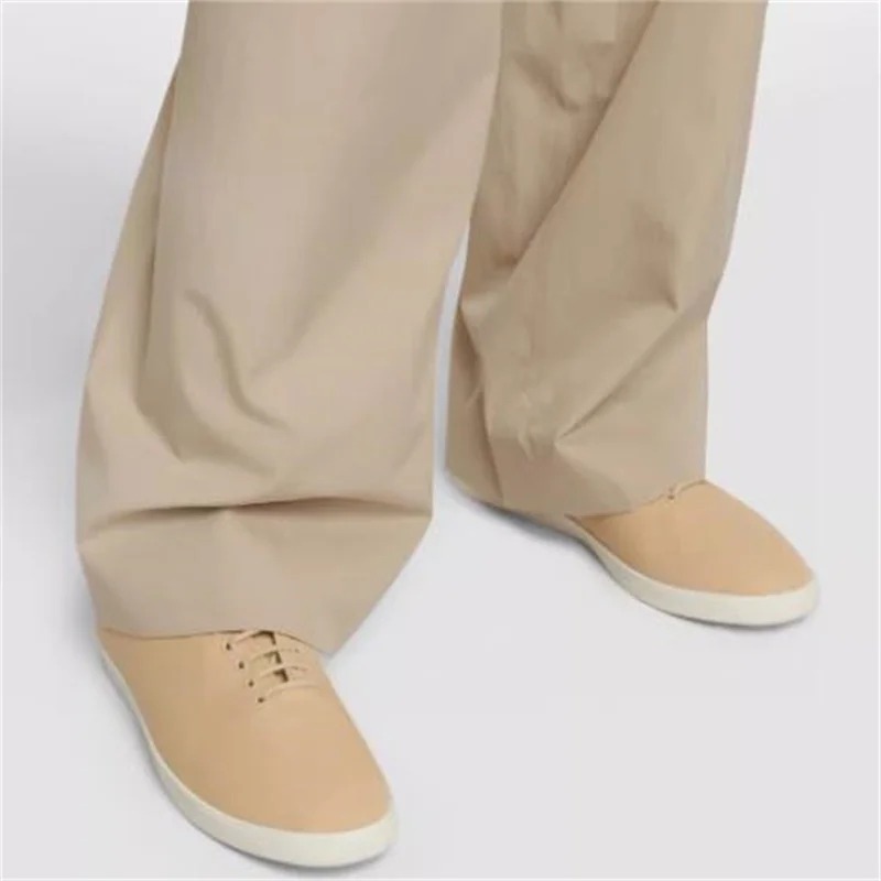 

Sewing Lines Shoes for Ladies Round Toes Flat Heels Female Loafers Solid Chassure Femme Lace-up Zapatos Crossover Strap Women