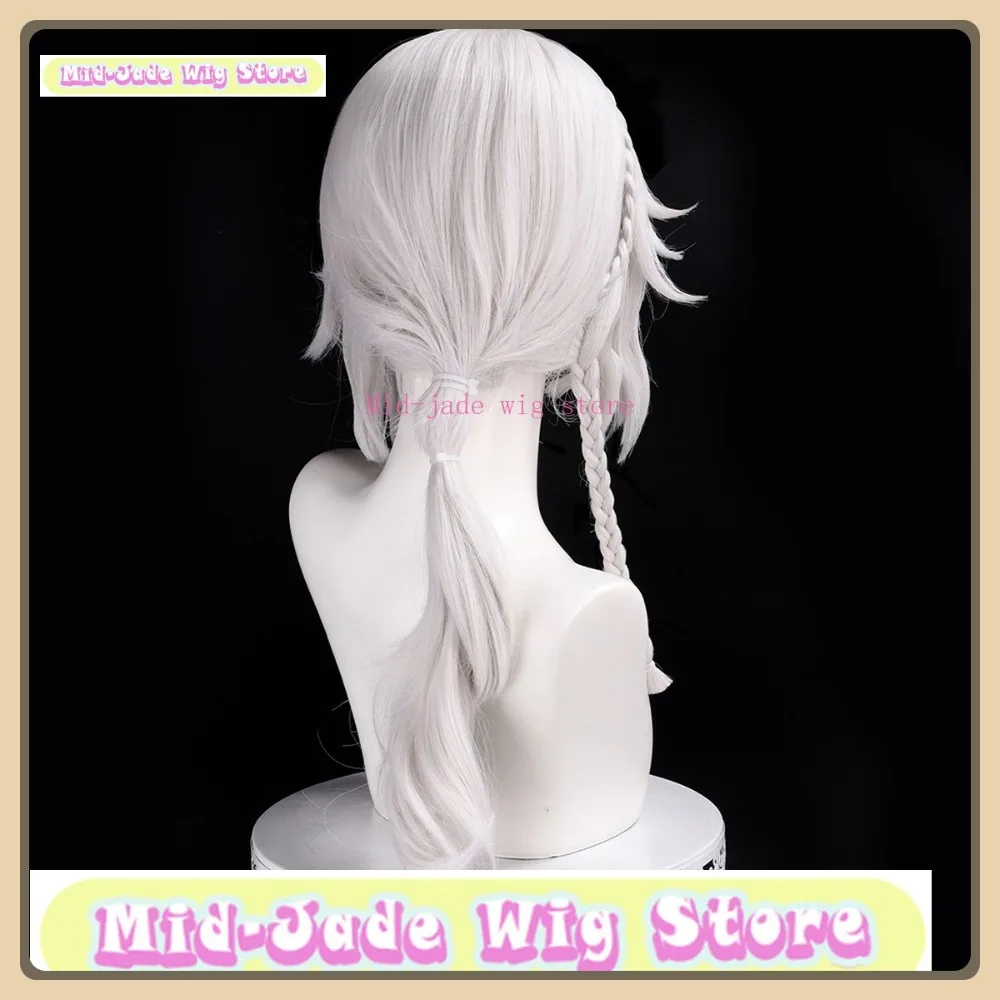 منتصف اليشم شعر مستعار مخزن الهوية الخامس مصور جوزيف شعر مستعار تأثيري ألعاب أنيمي ازياء الدعائم لعب الأدوار الباروكات #3