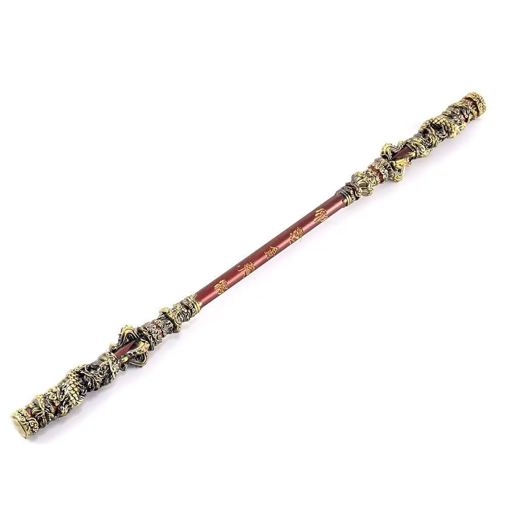 WukongBlack Myth Wukong Game Peripheral Handmade Model Ruyi Golden Hoop Stick (30CM) All Metal Craft Ornament