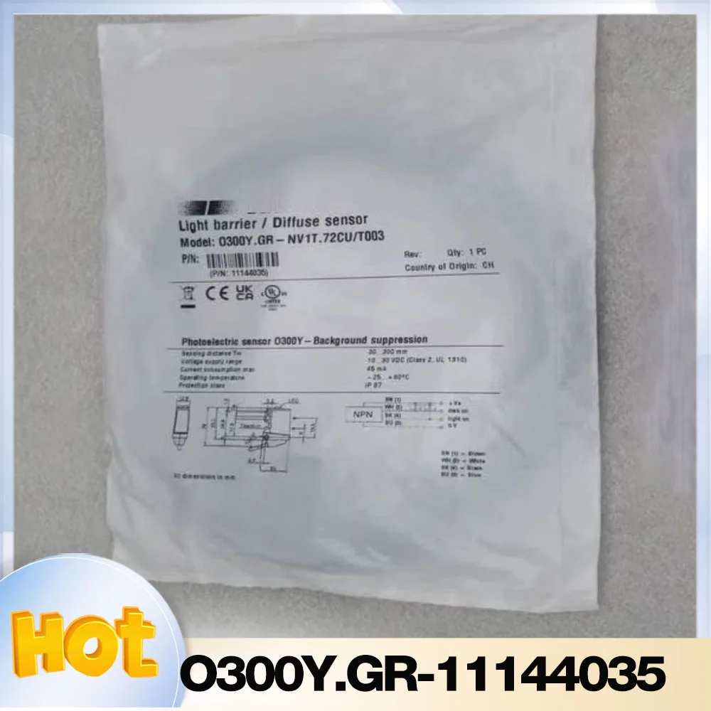 

For BAUMER sensor O300Y.GR-11144035