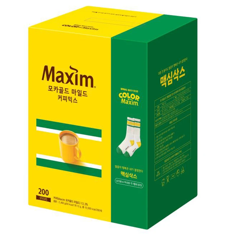 (هدية جورب) مكسيم موكا جولد معتدل 200 قطعة #1