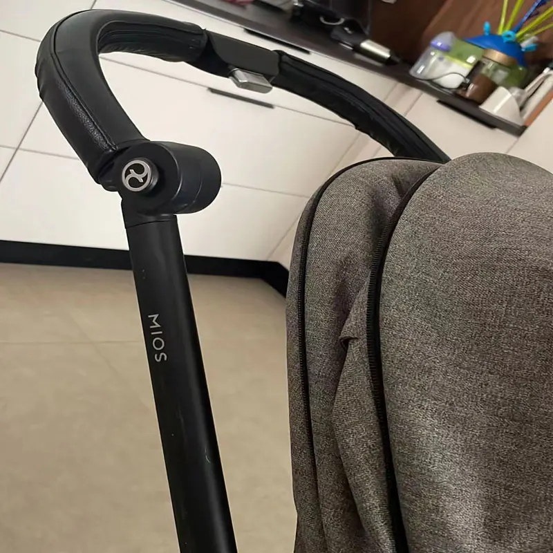 Kinderwagen PU Leder Griff Abdeckungen Fit Für Cybex Mios Kinderwagen Stoßstange Hülse Fall Armlehnen Schutzhülle Kinderwagen Zubehör – Detail 9