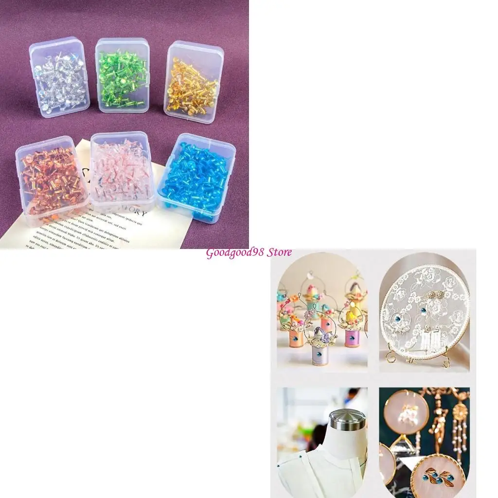 

50/100Pcs I-shape Push Pins Metal Pushpin Map Pin, Sewing Pins Thumb Tacks