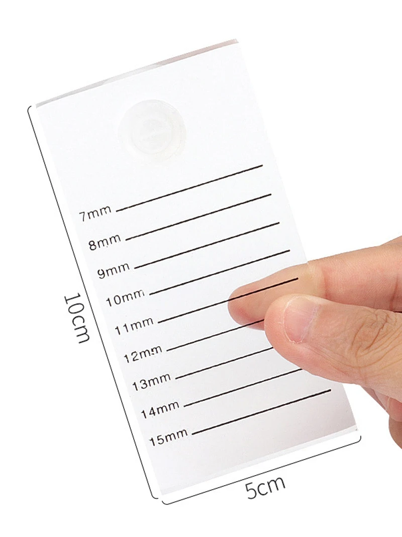 Clear Acrylic Eyelash Extension Lash Holder False Eyelashes Stand Pad Crystal Glass Adhesive Glue Pallet Beauty Makeup Tools