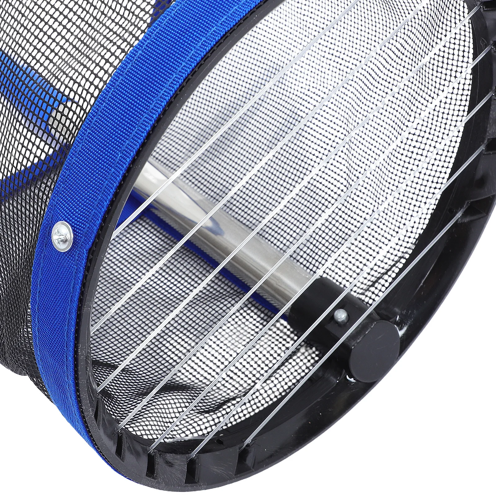 منتقي كرات تنس الطاولة متين من الفولاذ المقاوم للصدأ ABS نايلون سعة كبيرة محمول بمقبض طويل جامع كروي مريح #5