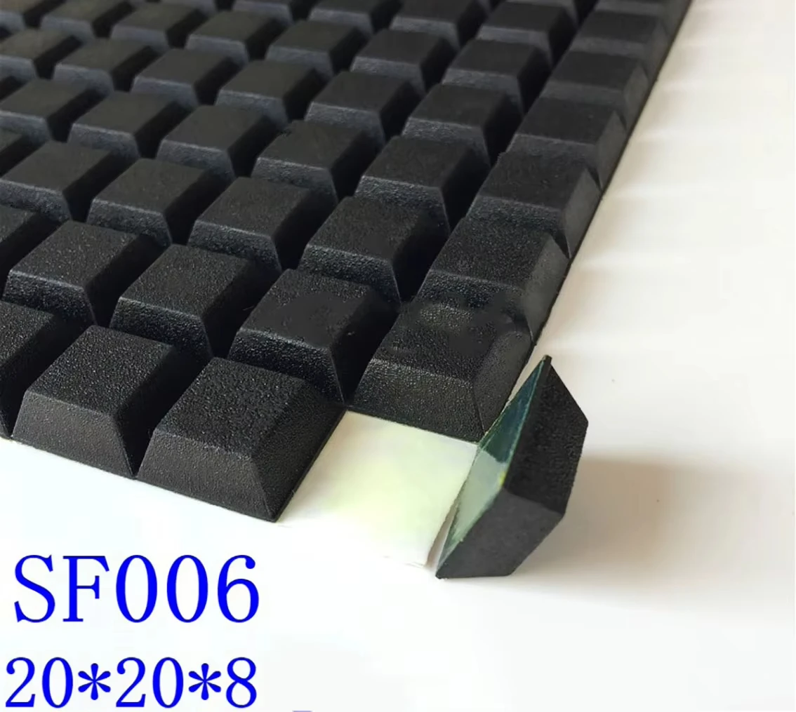 5-100Pcs Black Square/Round Rubber Feet Self-adhesive Furniture Shock  Anti-slip Absorber Feet Pad Vibration  Rubber Protectors