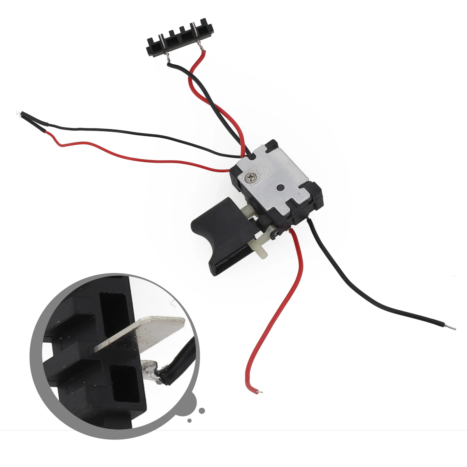 Trigger Switch Control Push Button Cordless Drill Switch 65*40mm Plastic Trigger Switch With Light Trigger Switch