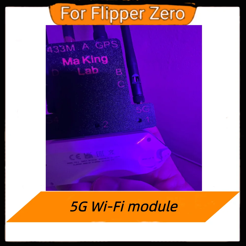 플리퍼 제로 5G 와이파이 모듈 4-in-1: 433M (CC1101) / ESP32-C5 프레데터 모듈 / GPS 위치 모듈 / 2.8인치 스크린 프레데터