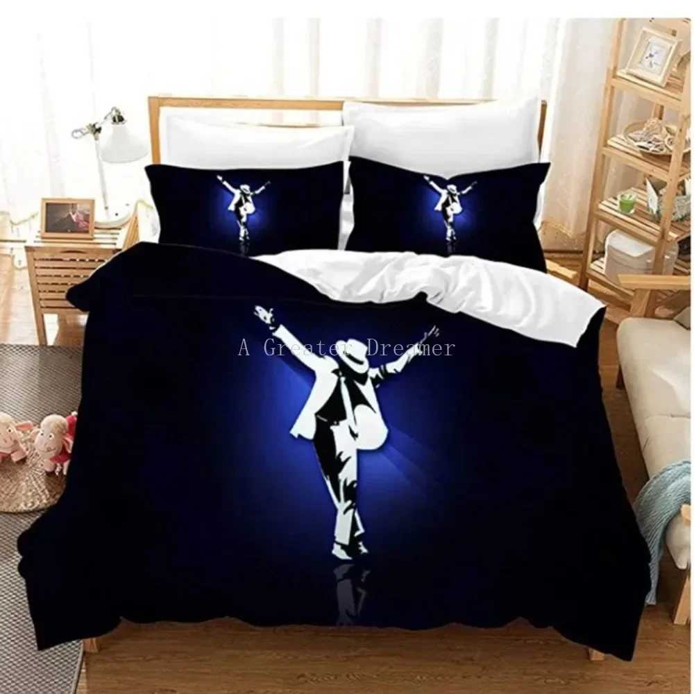 

Michael Jackson 3D Printed Idol Bedding Set Single Twin Double Queen King Cal King Size Bed Linen Set