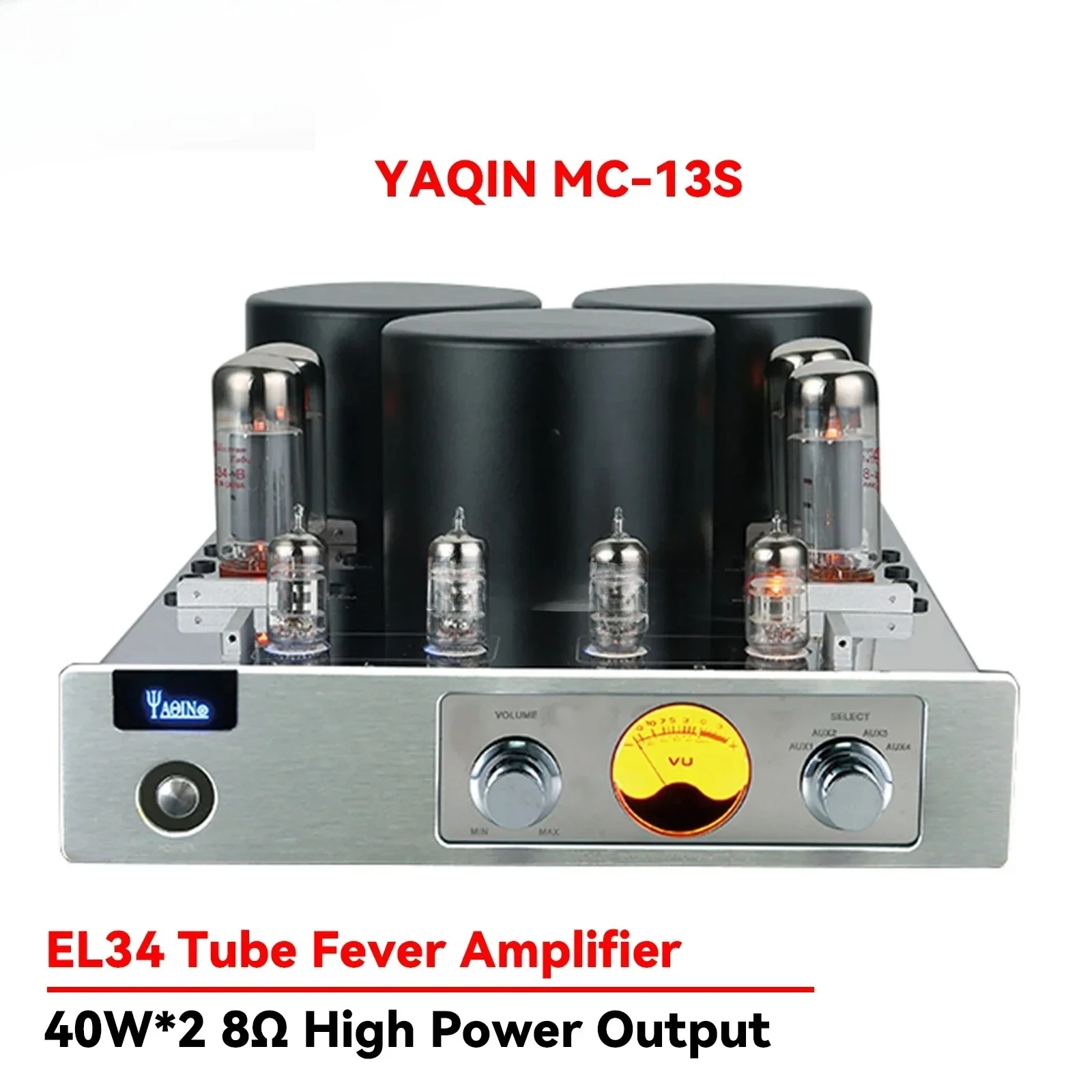 YAQIN MC-13S High Power Audio Tube Amplifier EL34 Tube 40W X 2 HiFi Hi-Fi Fever 2-Channel Stereo Power Amplifier