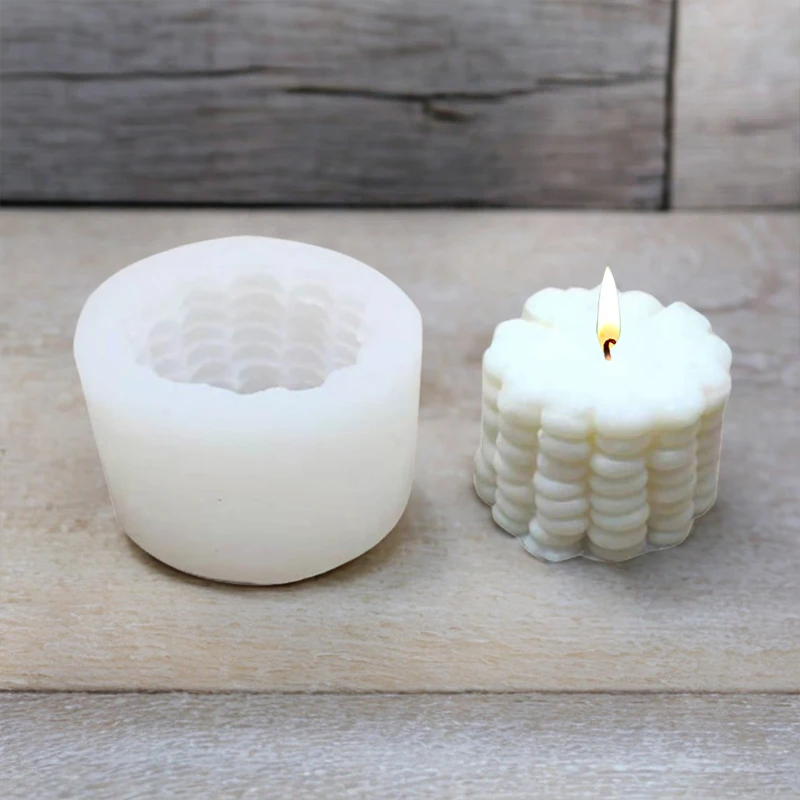 Silicone Corn Mold for Chocolate Ice Cream Mousse Cake; Plaster Fragrance Candle Decoration Mold - view 2